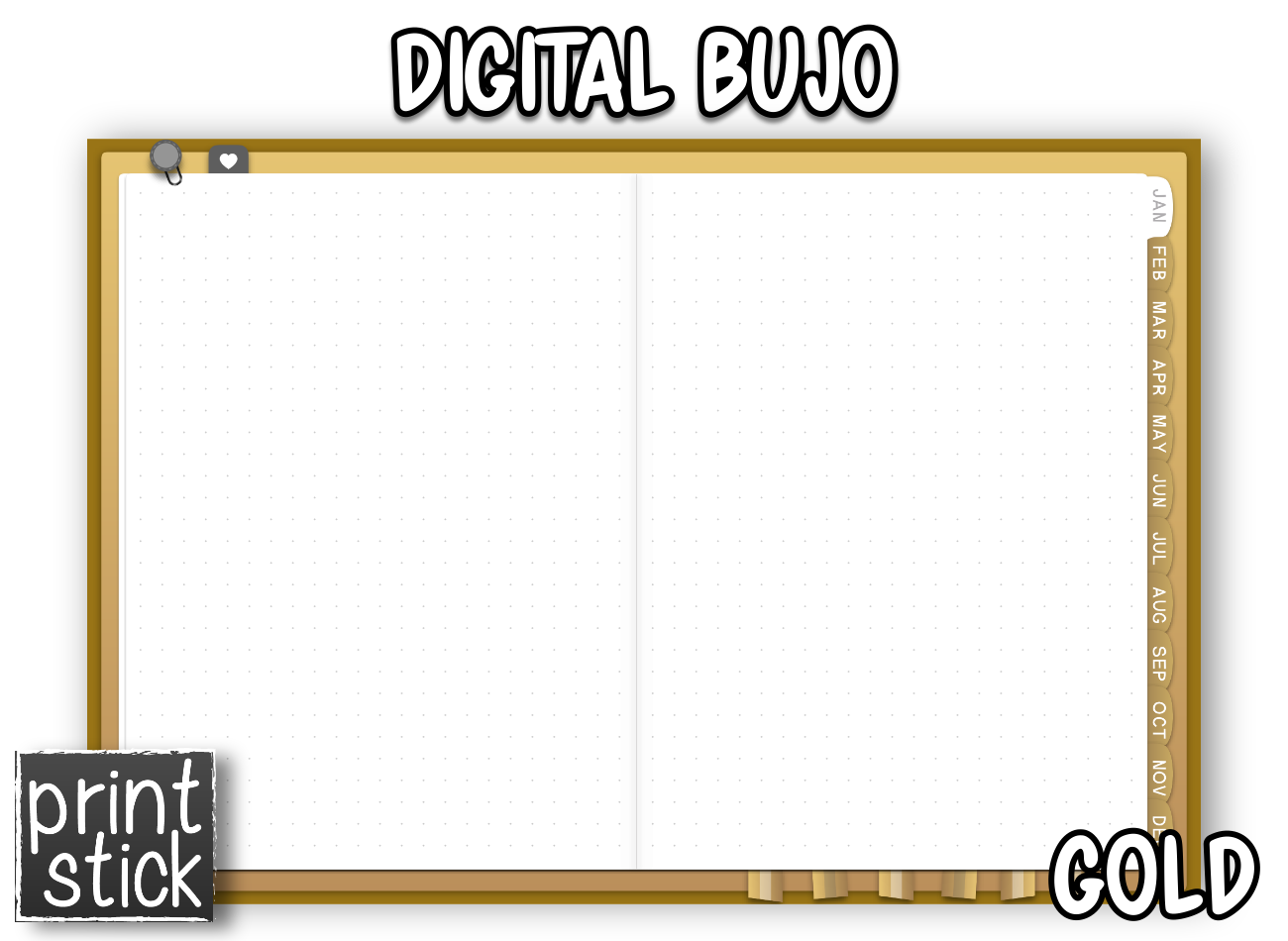 Digital BuJo Planner - Print Stick