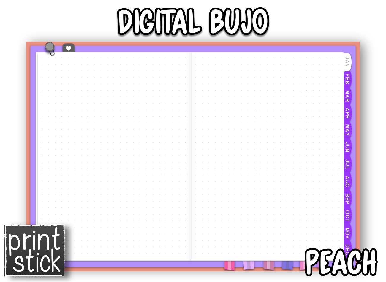 Digital BuJo Planner - Print Stick