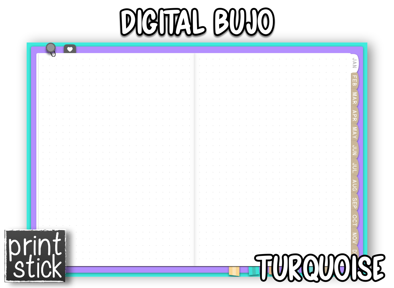 Digital BuJo Planner - Print Stick