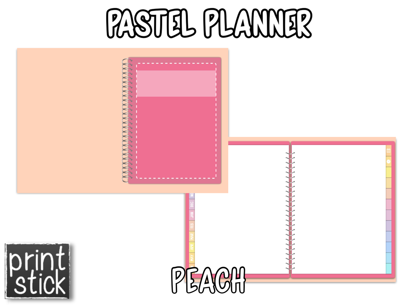 Pastel Planner - Print Stick