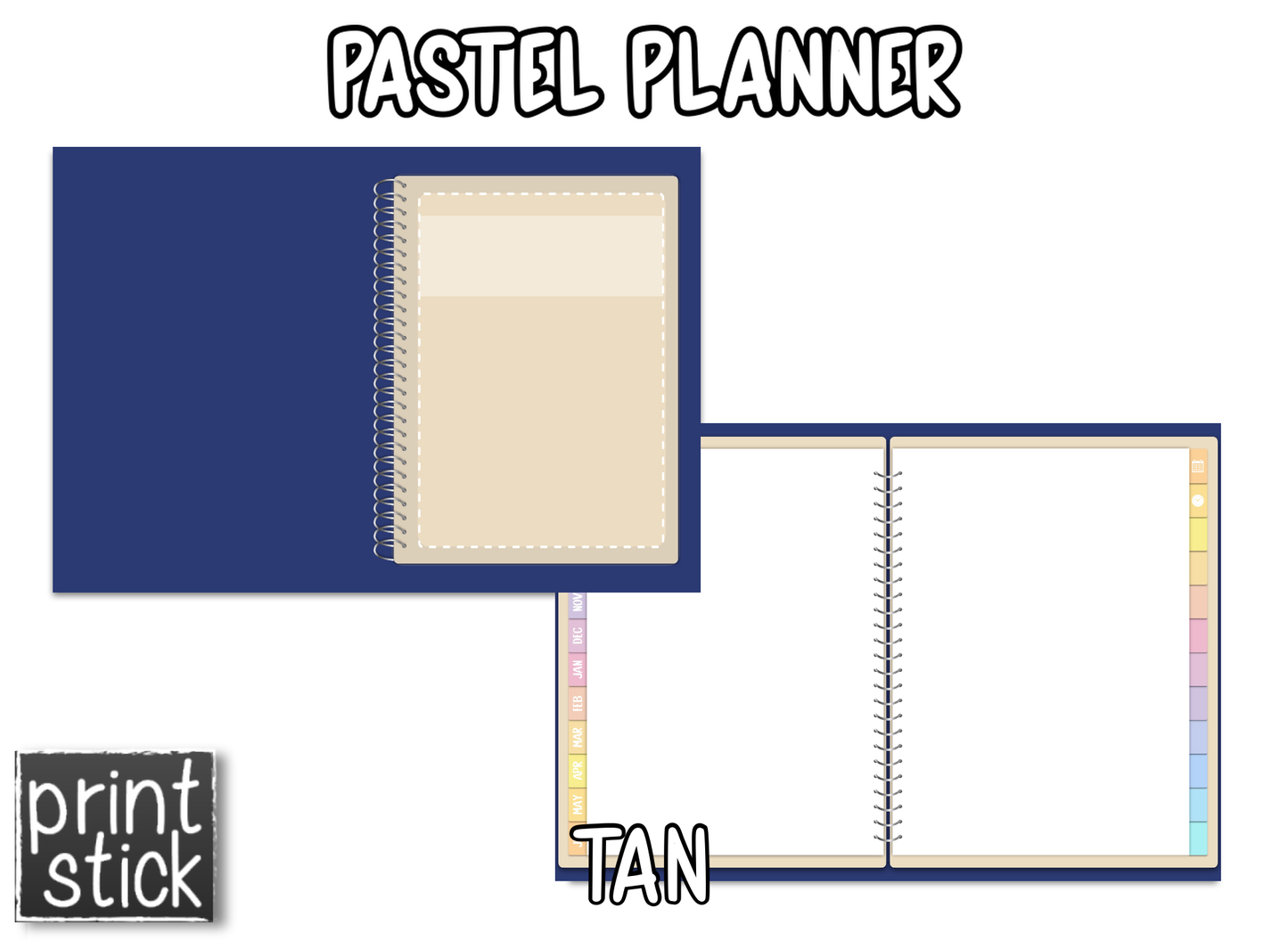 Pastel Planner - Print Stick