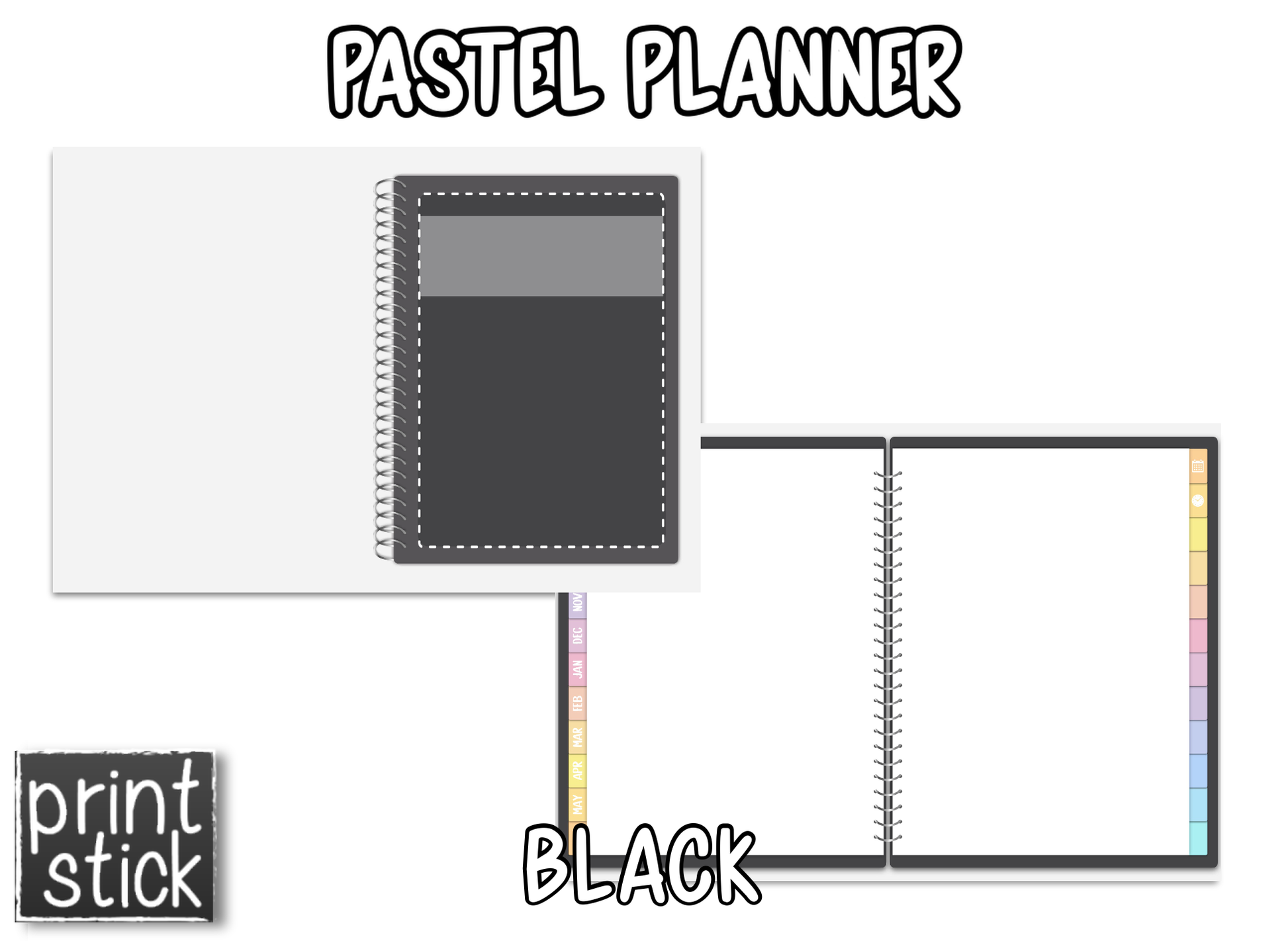 Pastel Planner - Print Stick