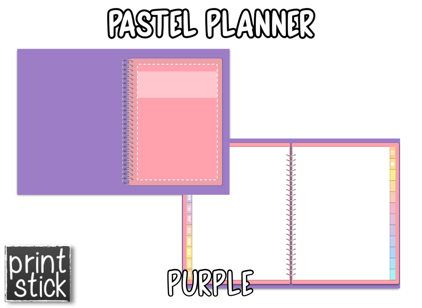 Pastel Planner - Print Stick