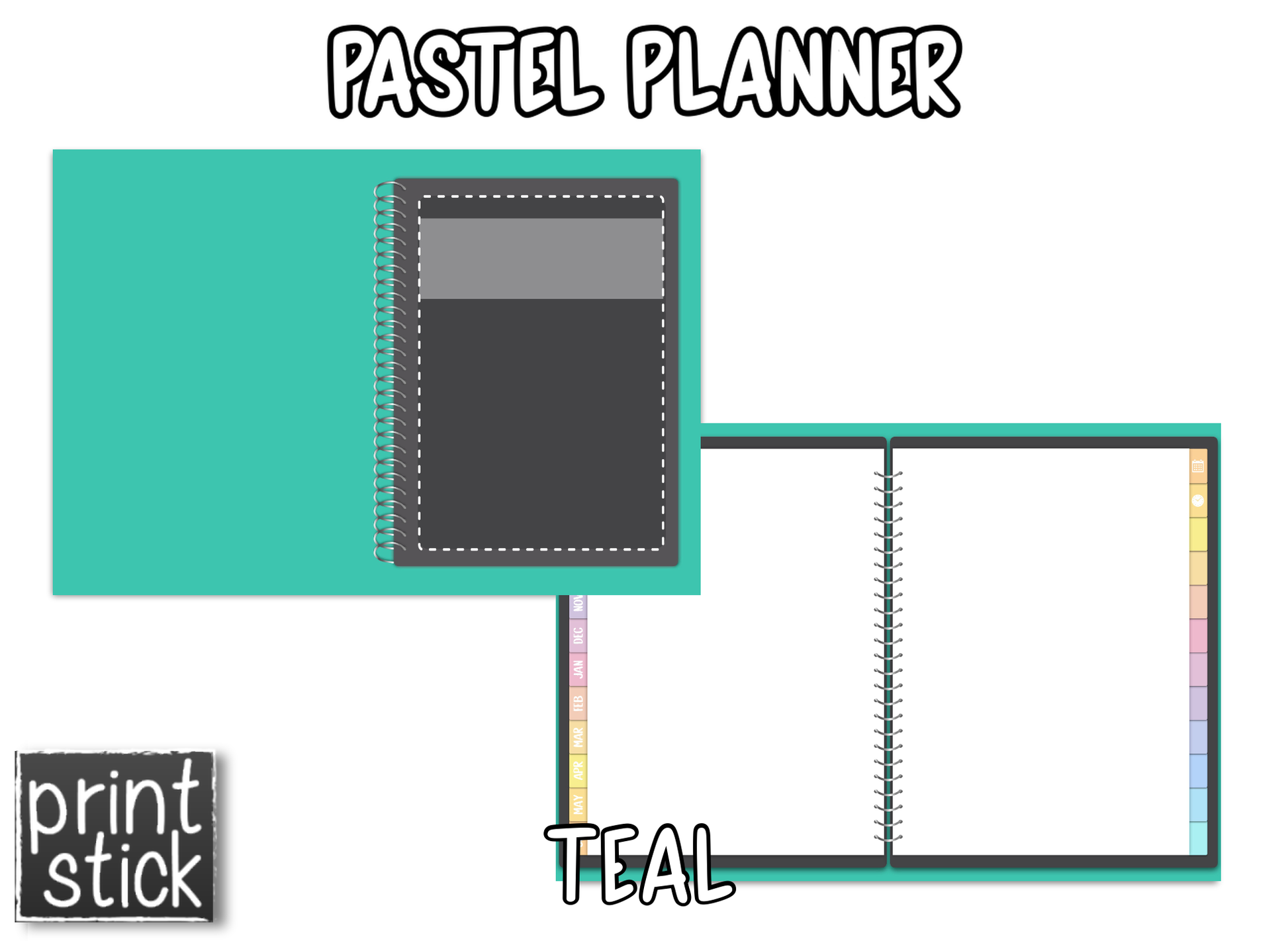 Pastel Planner - Print Stick