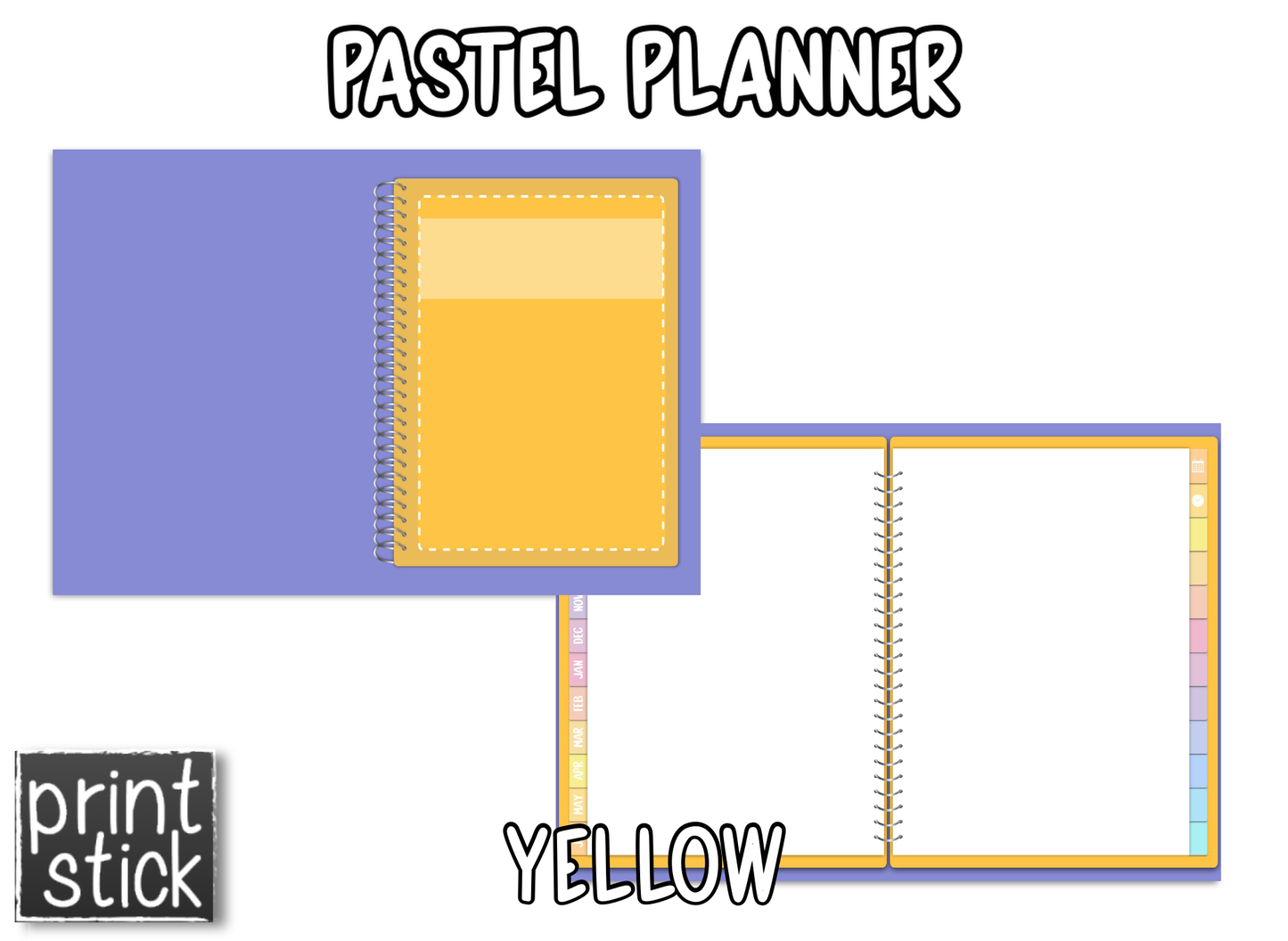 Pastel Planner - Print Stick