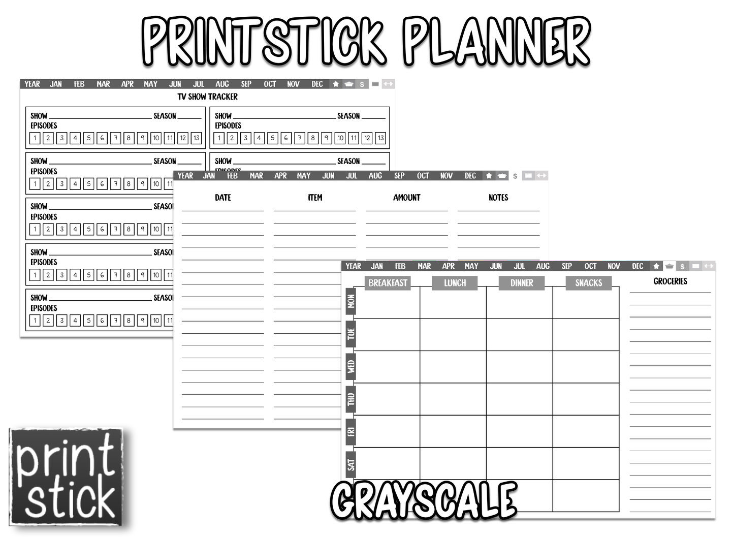 PrintStick Planner - Print Stick