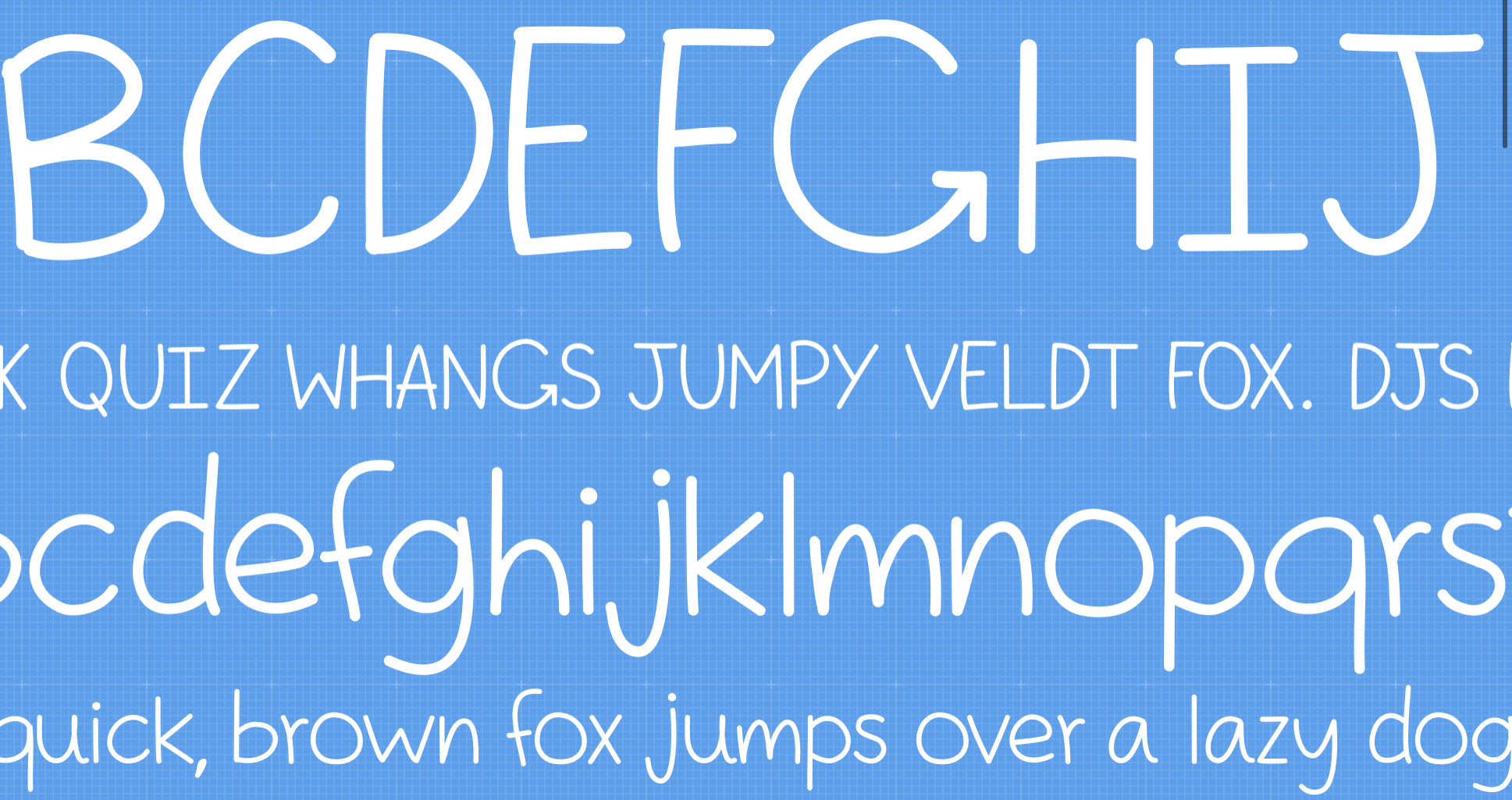 Font: Joey Thin - Print Stick
