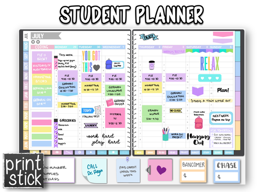 Student Planner - Print Stick