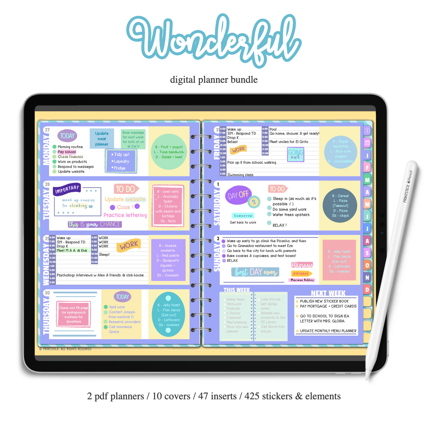 Wonderful Planner - PrintStick