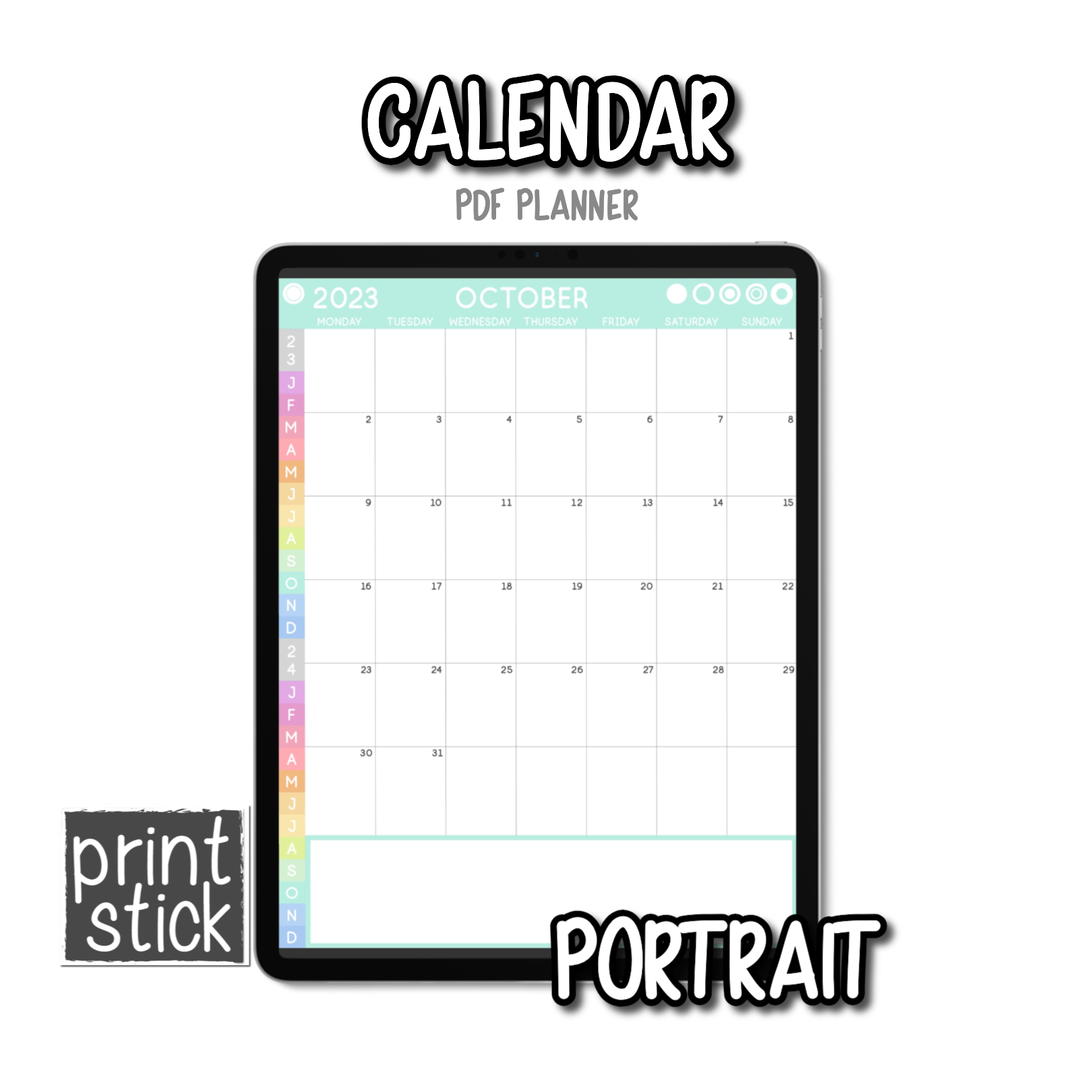 Calendar Planner - PrintStick