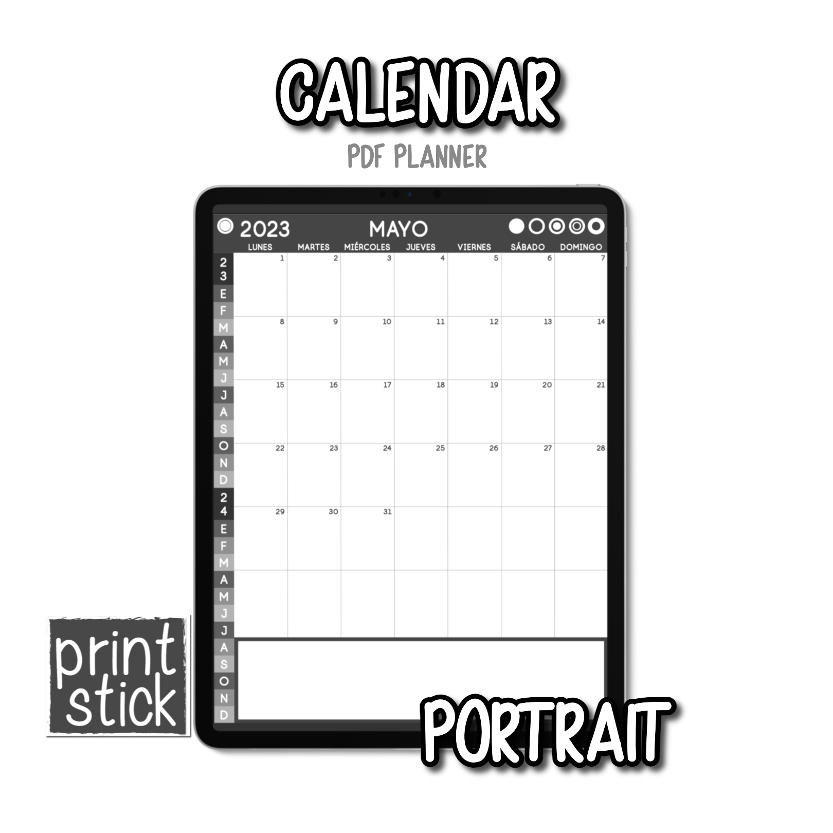 Calendar Planner - PrintStick