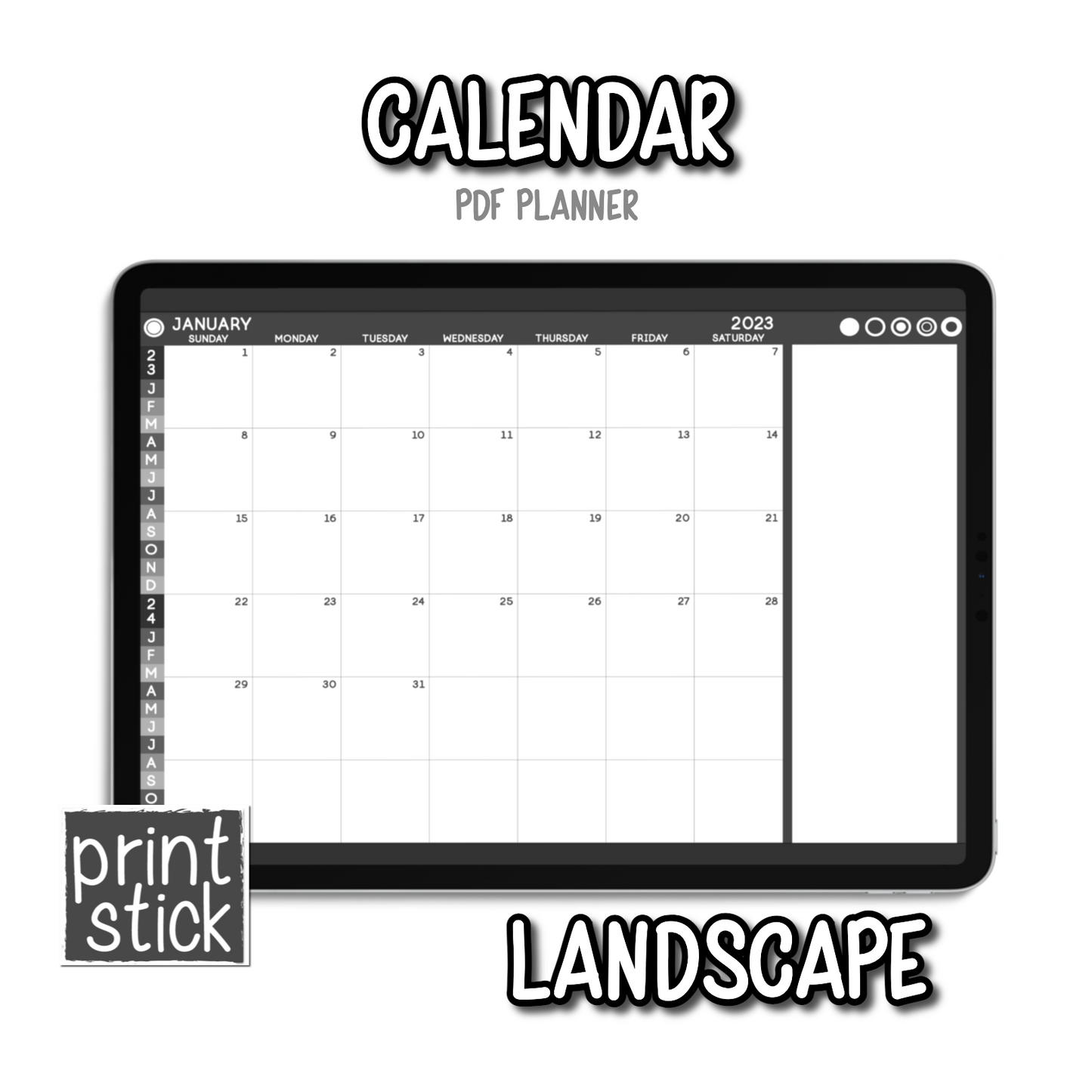 Calendar Planner - PrintStick