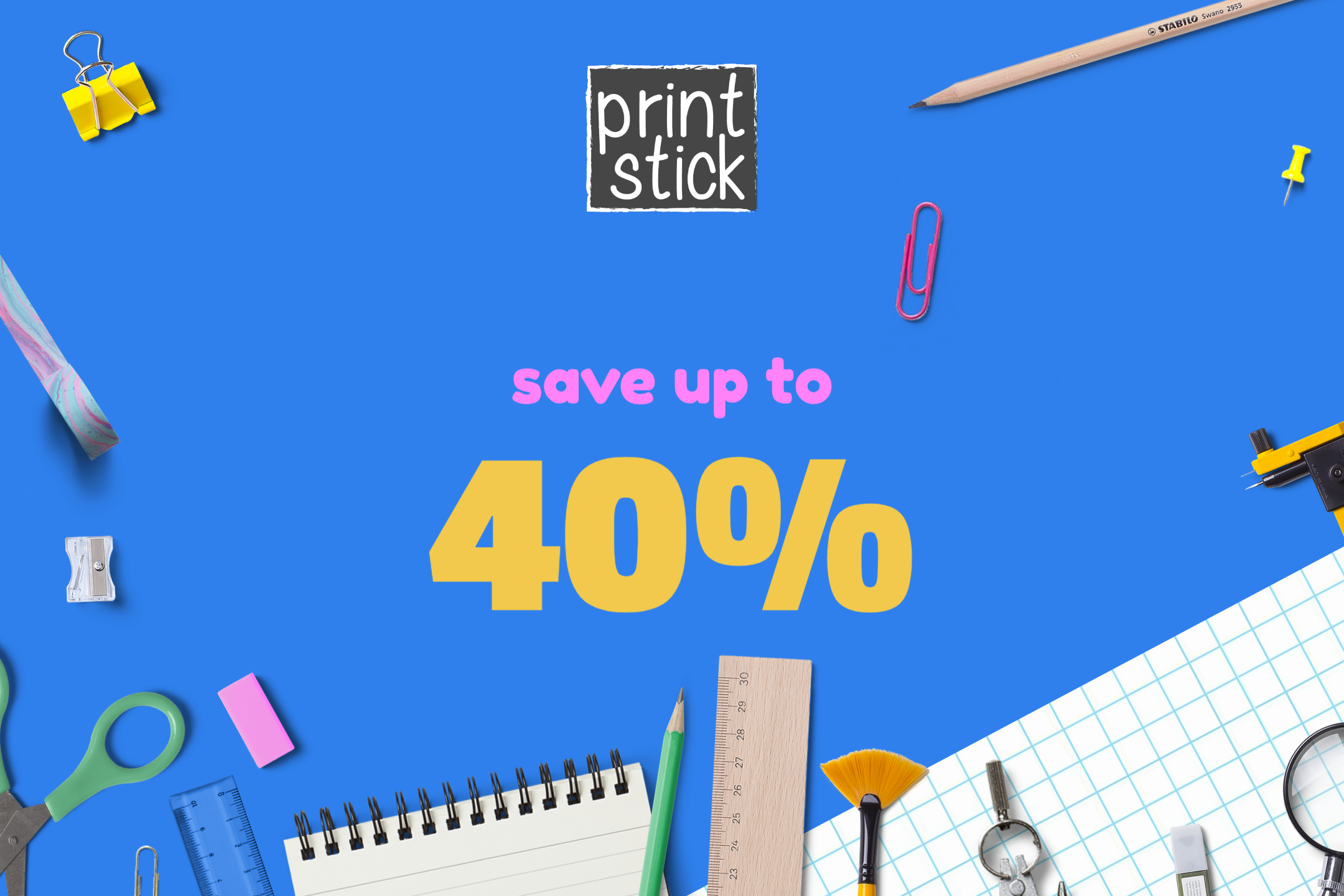 Get up to 40% off!