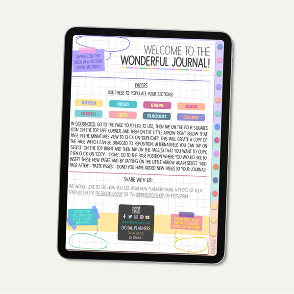 Wonderful Journal - PrintStick