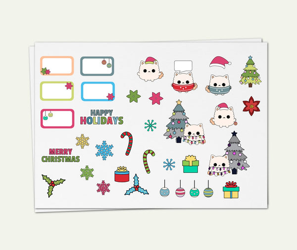 SS- Triana in Christmas - Planner Stickers - PrintStick