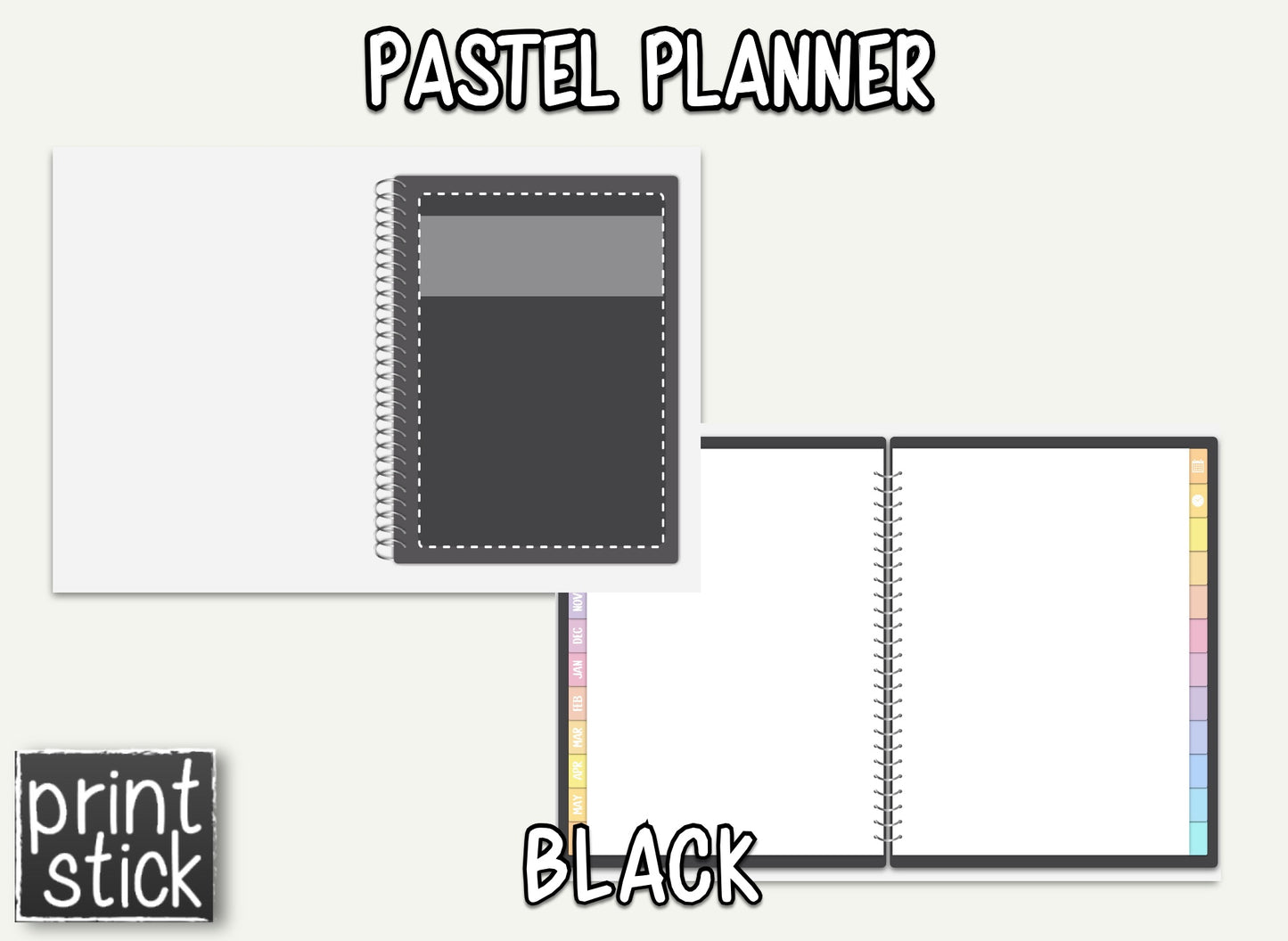 En español: Agenda Pastel Planner