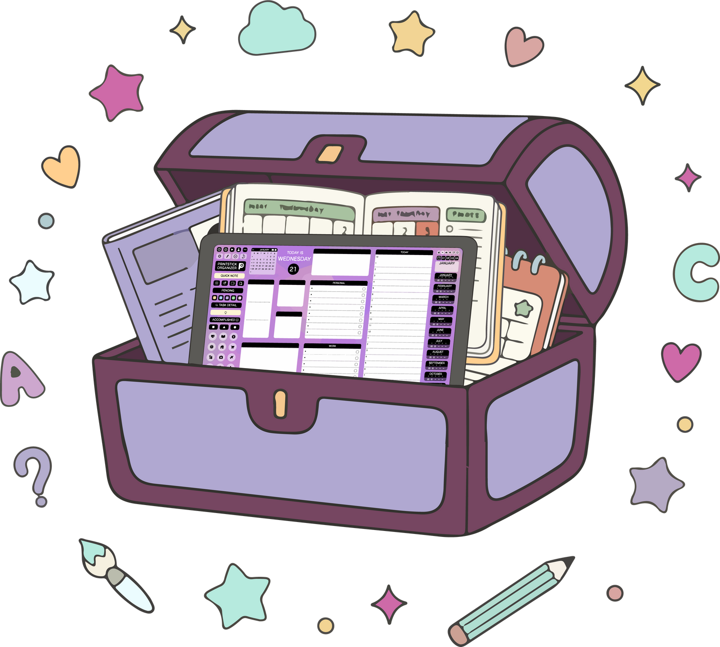 ✨ Digital Planner Vault ✨ - PrintStick