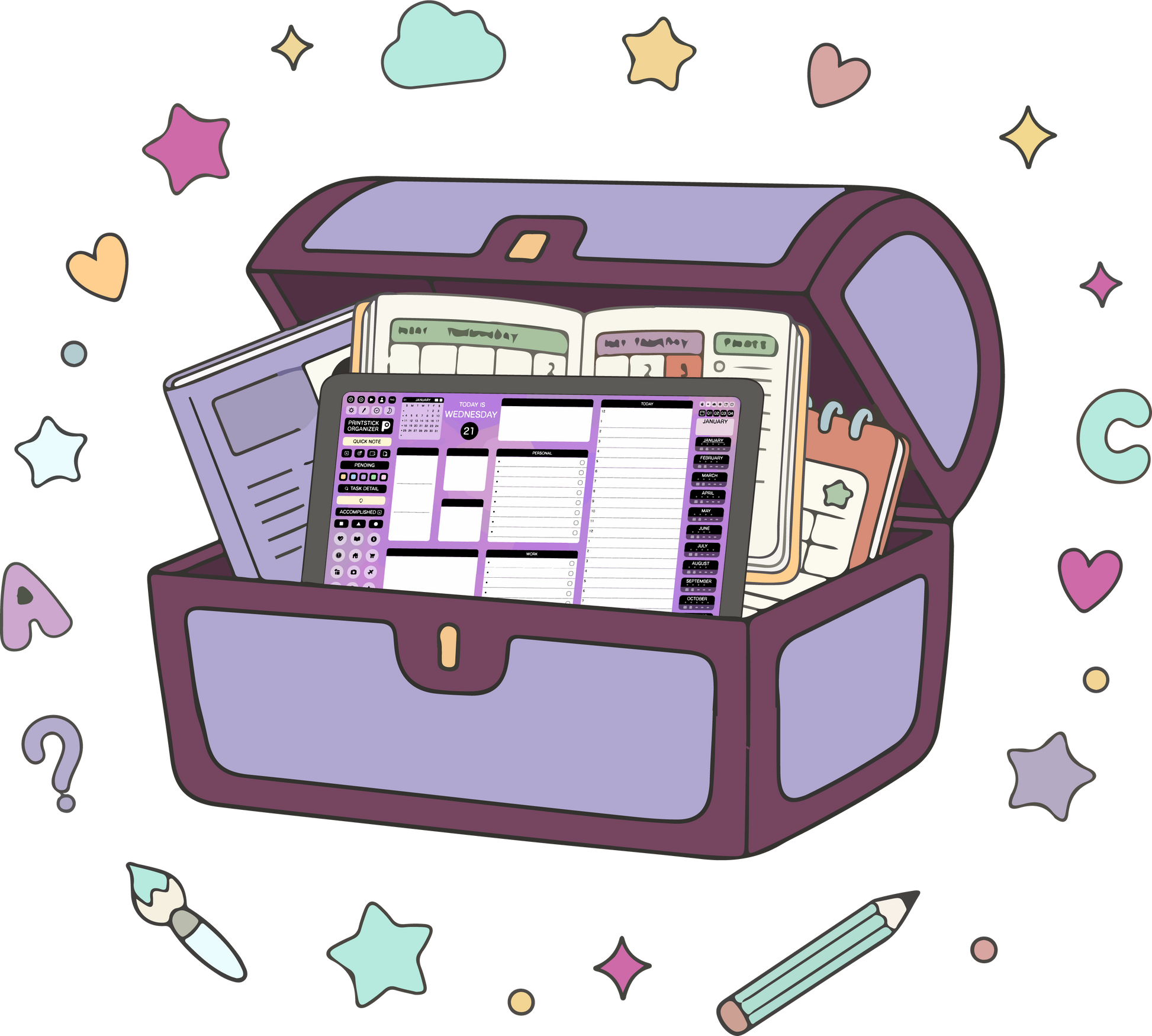 ✨ Digital Planner Vault ✨ - PrintStick
