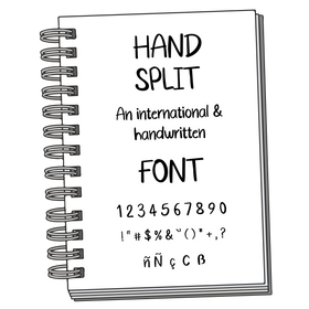 Font: Hand Split
