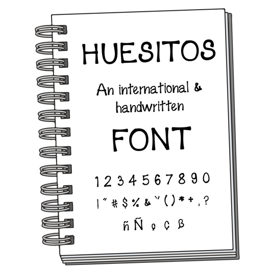 Font: Huesitos - PrintStick