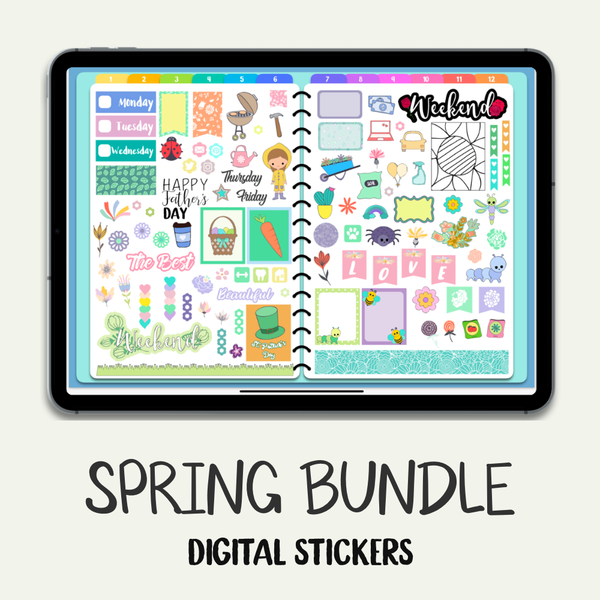Spring Sticker Book - PrintStick