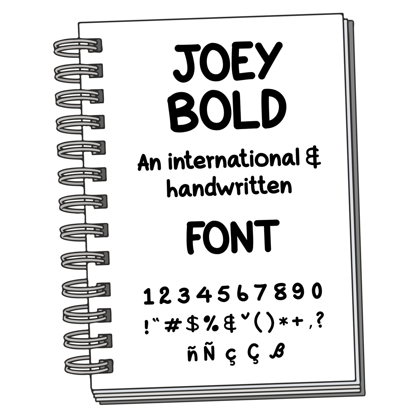 Font: Joey Bold - PrintStick