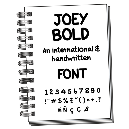 Font: Joey Bold - PrintStick