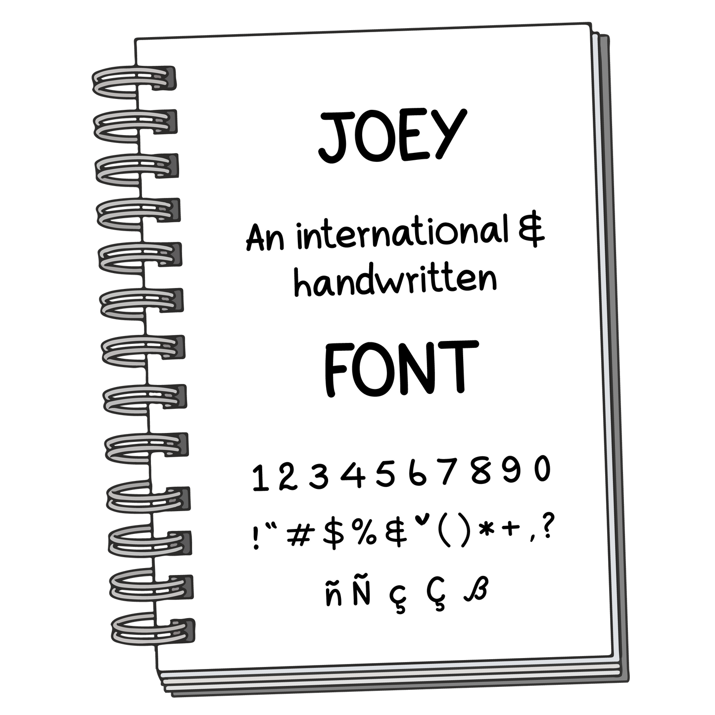 Font: Joey - PrintStick
