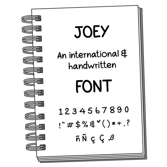Font: Joey - PrintStick
