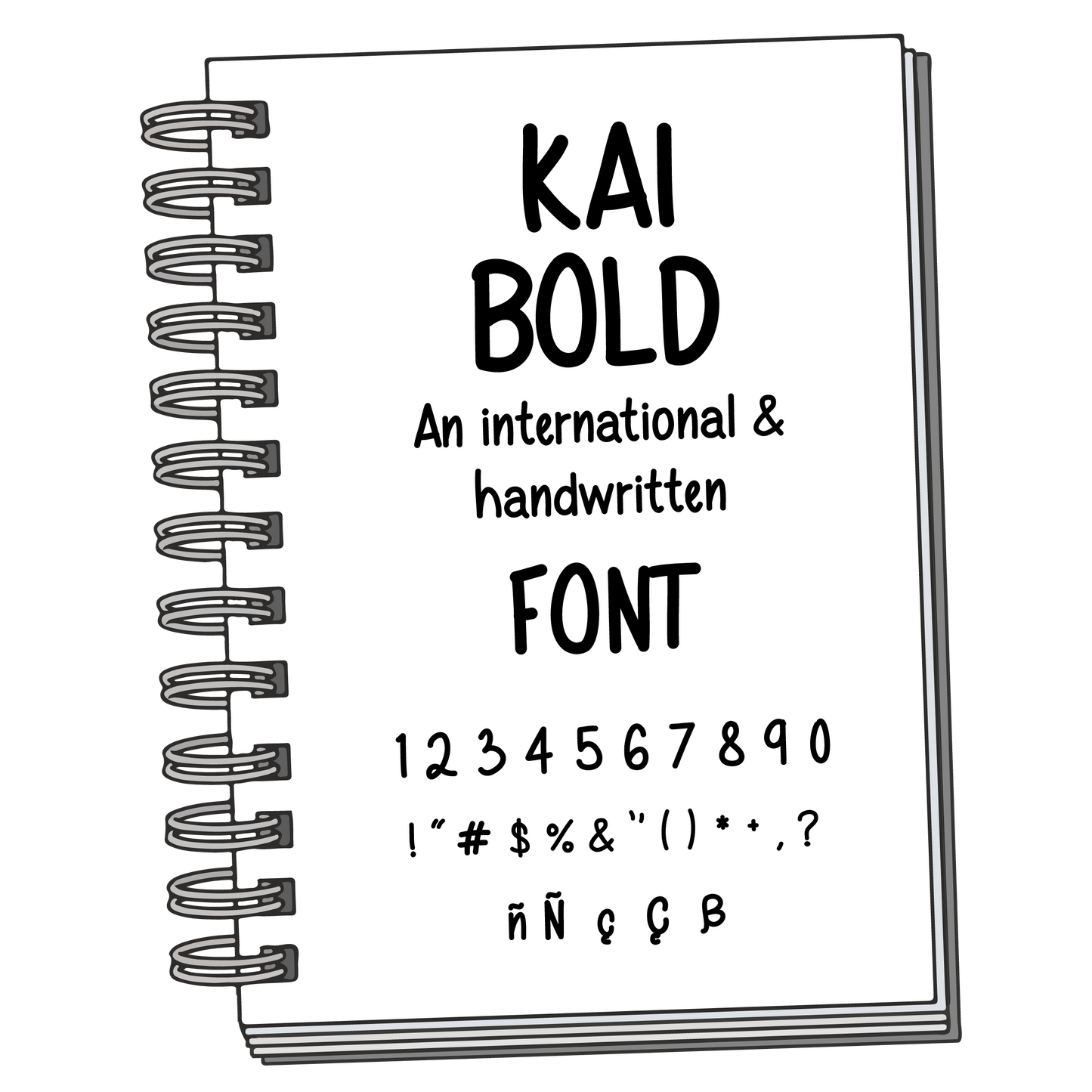 Font: Kai Bold - PrintStick