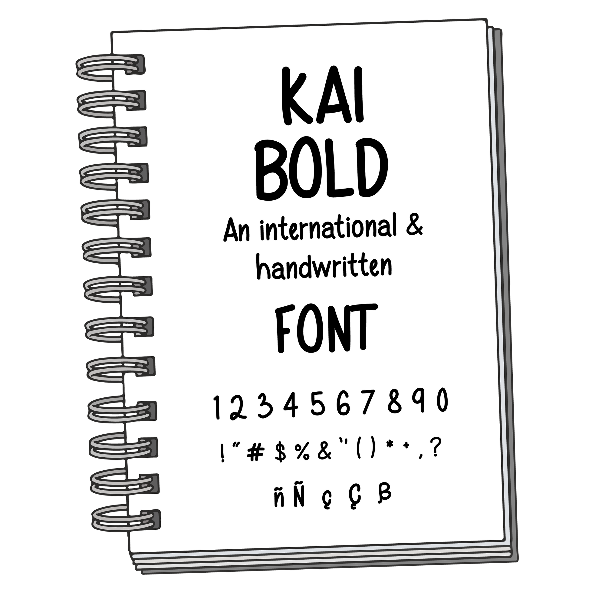 Font: Kai Bold - PrintStick