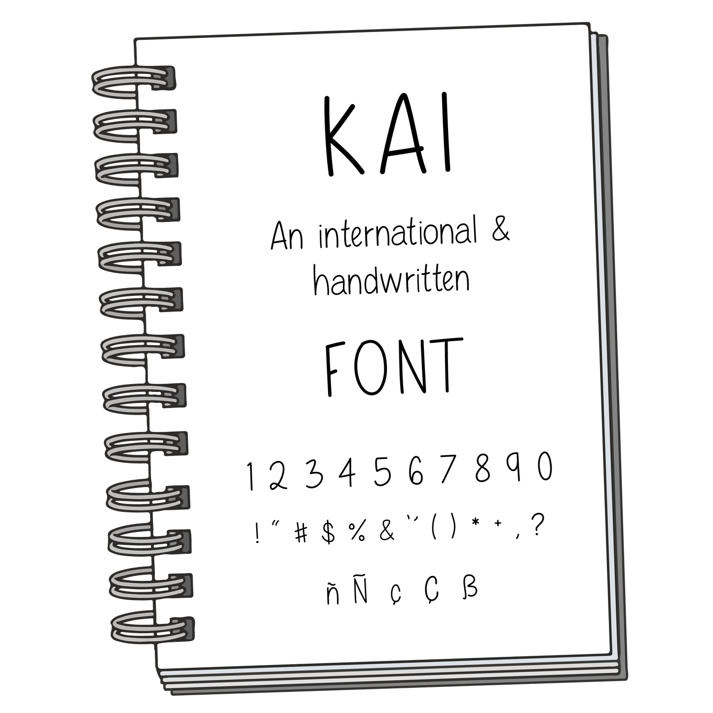 Font: Kai - PrintStick