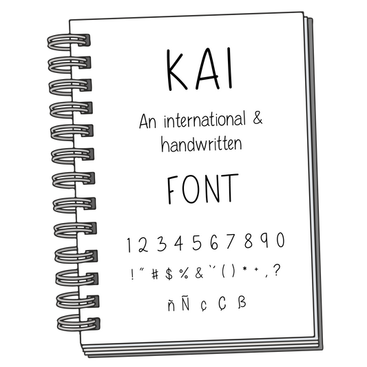 Font: Kai - PrintStick
