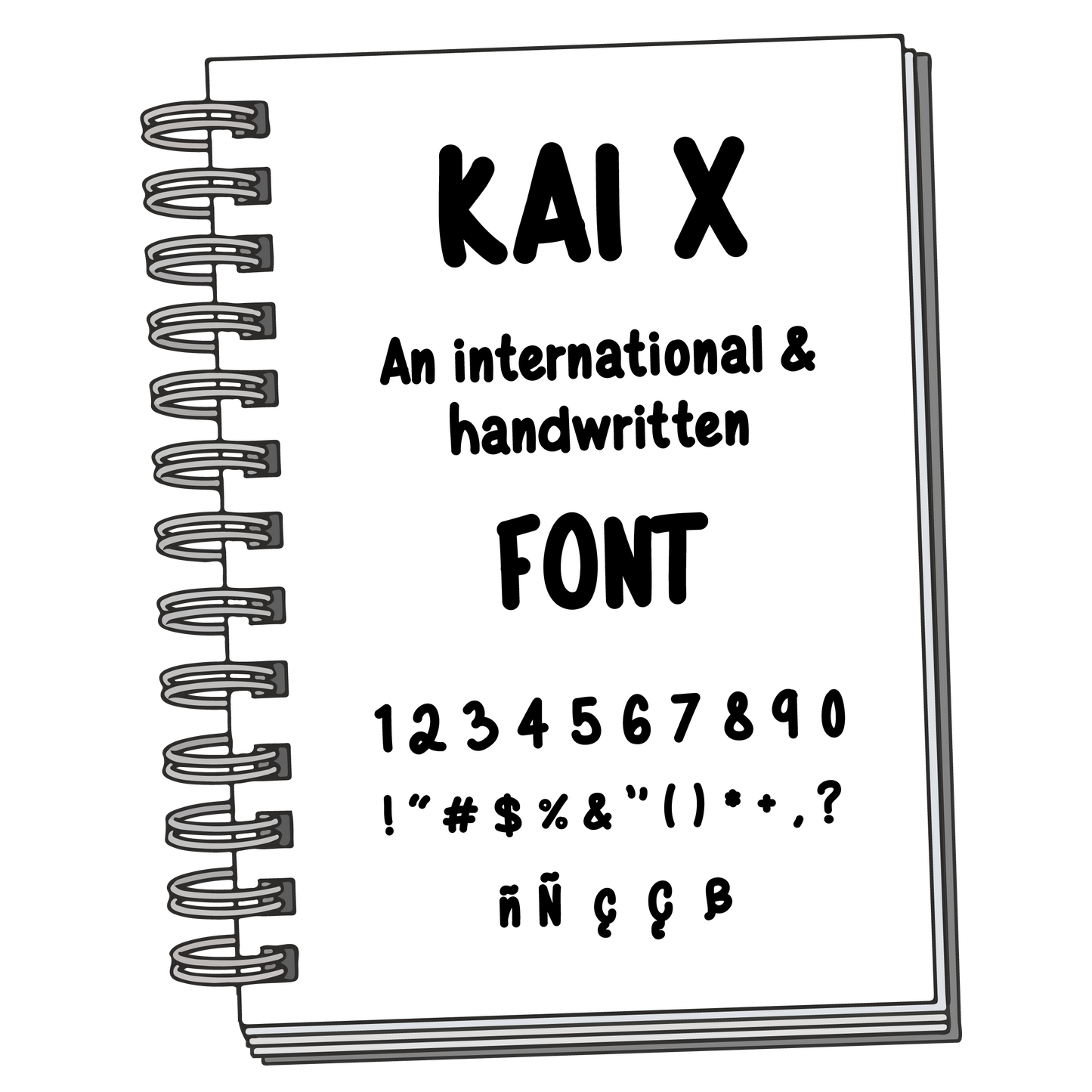Font: Kai X - PrintStick