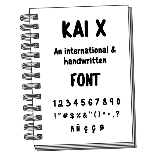 Font: Kai X - PrintStick