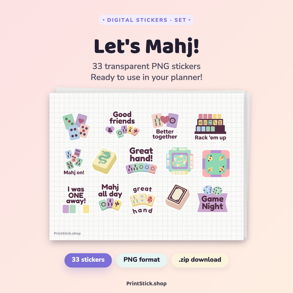 SS - Let's Mahj! - PrintStick