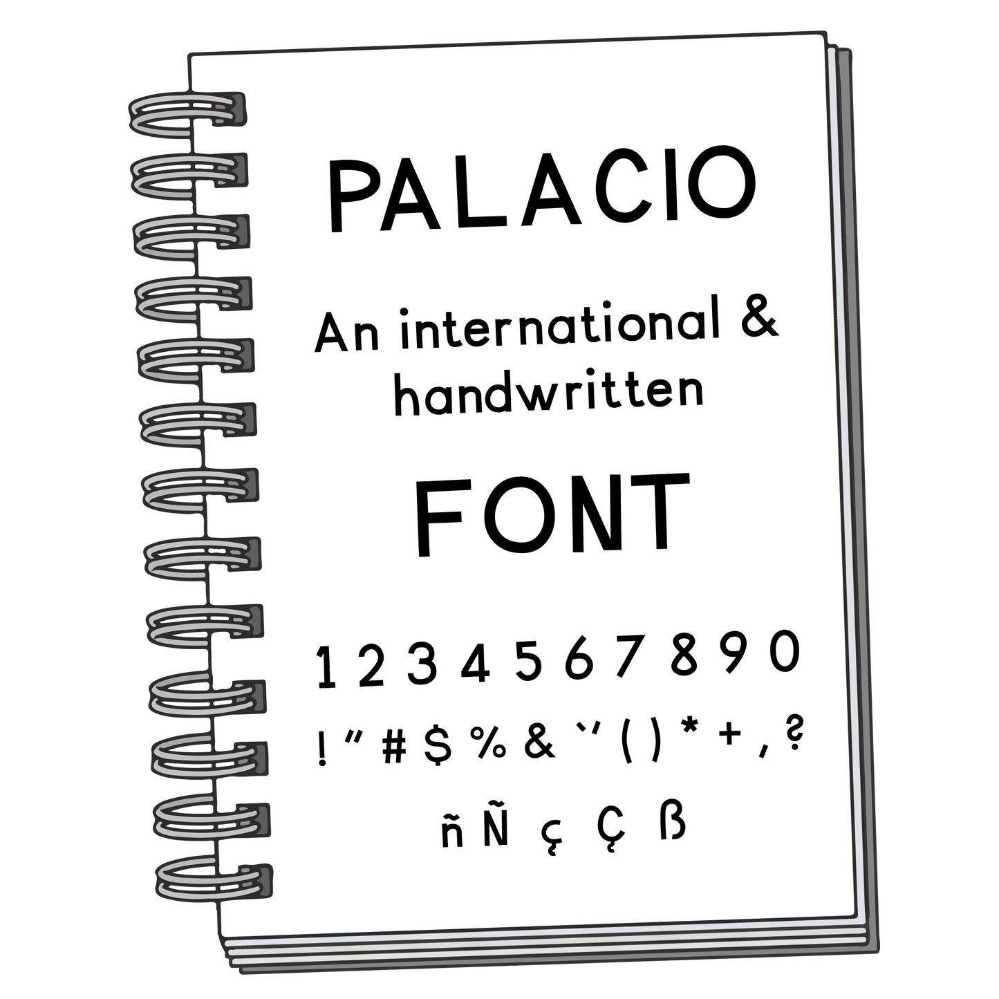 Font: Palacio - PrintStick