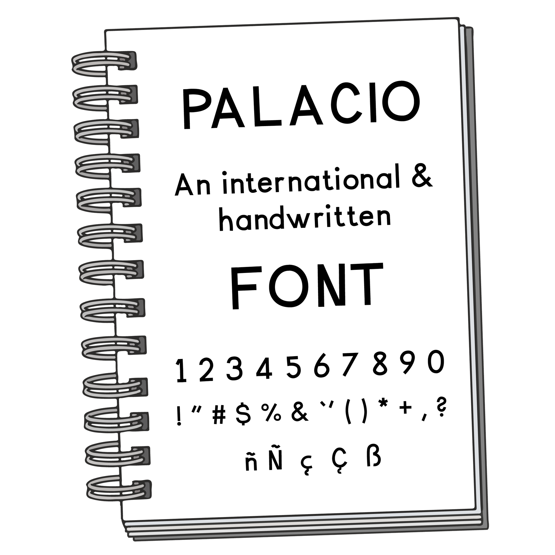 Font: Palacio - PrintStick