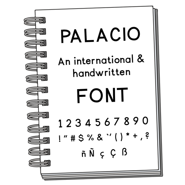 Font: Palacio - PrintStick