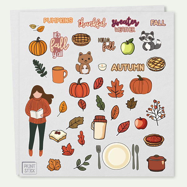 FALL STICKERS BUNDLE - PrintStick