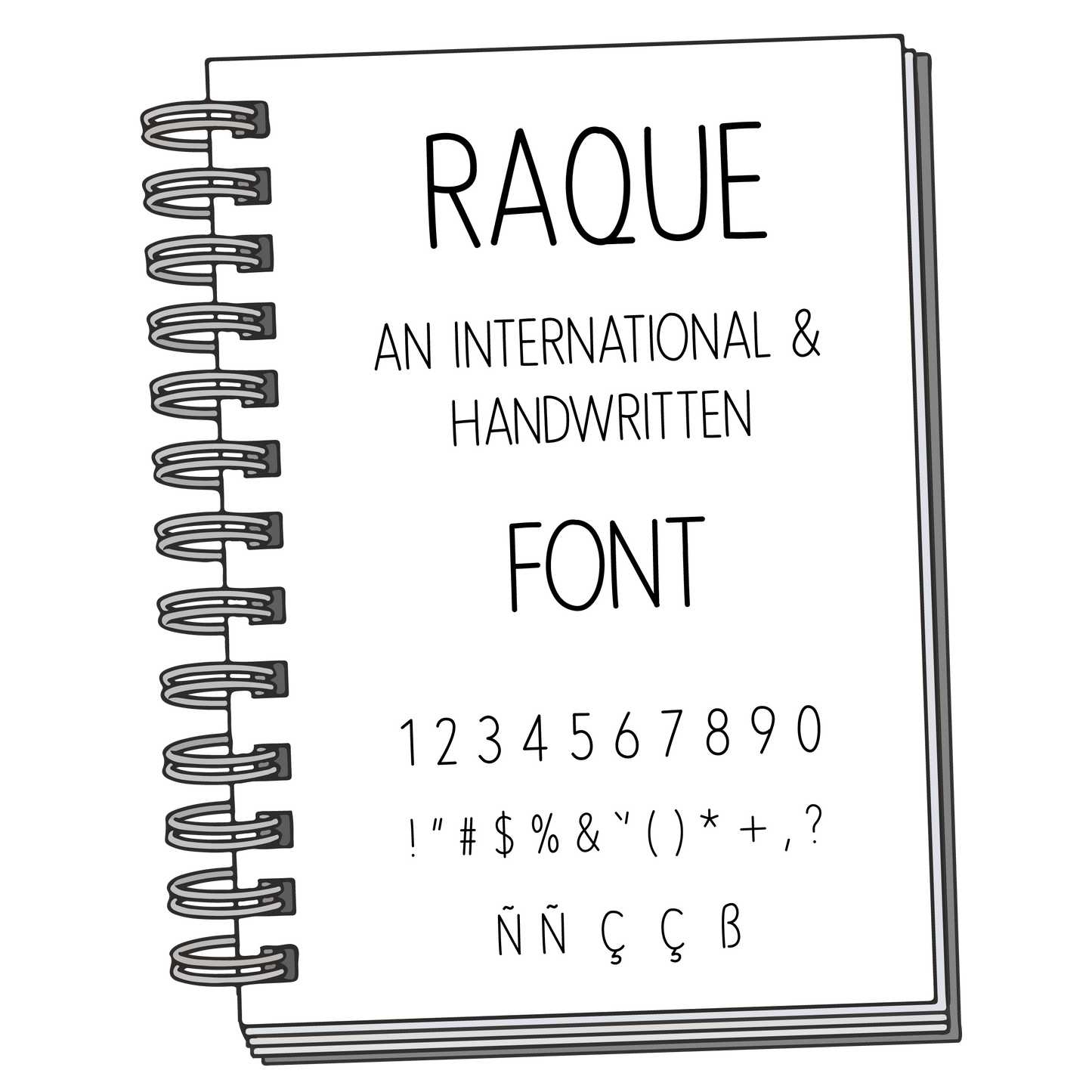 Font: Raque - PrintStick