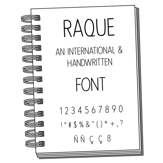 Font: Raque - PrintStick