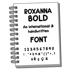 Font: Roxanna Bold