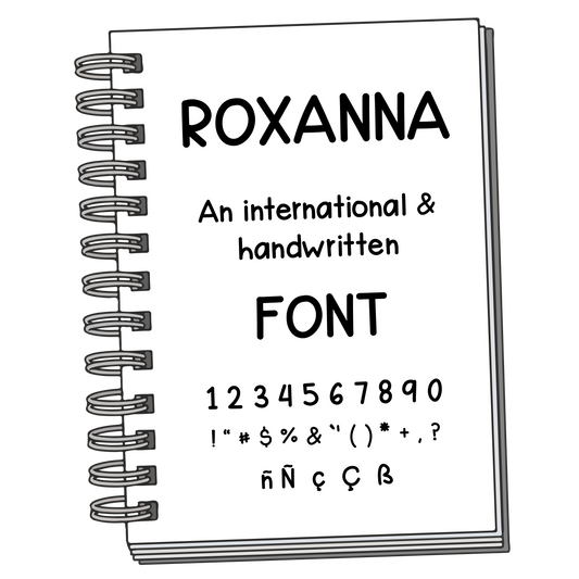 Font: Roxanna - PrintStick