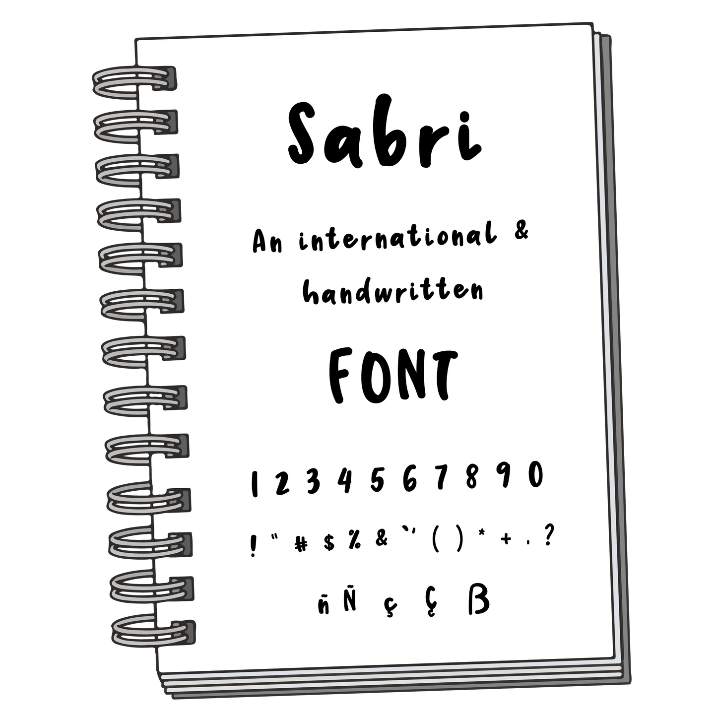 Font: Sabri - PrintStick