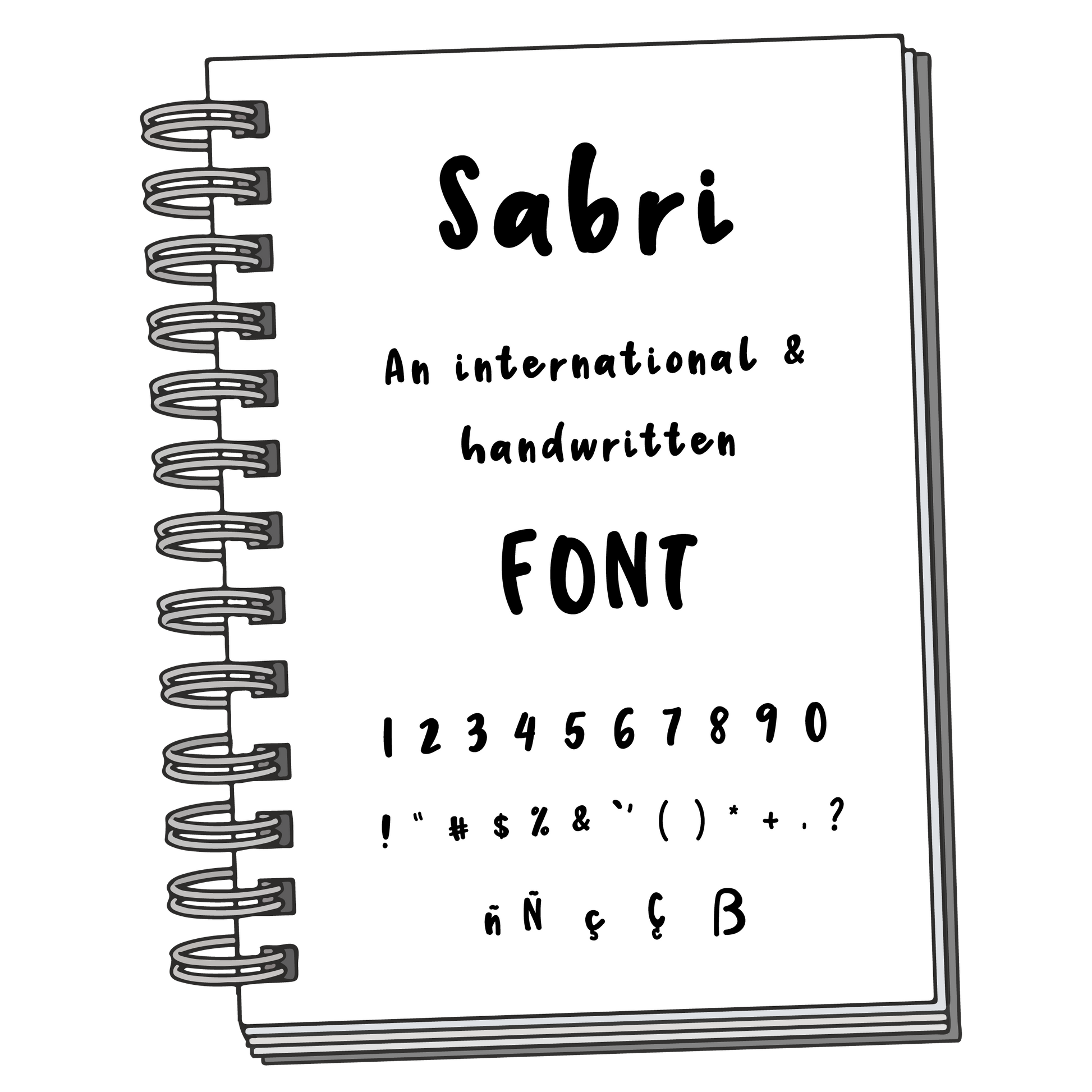 Font: Sabri - PrintStick