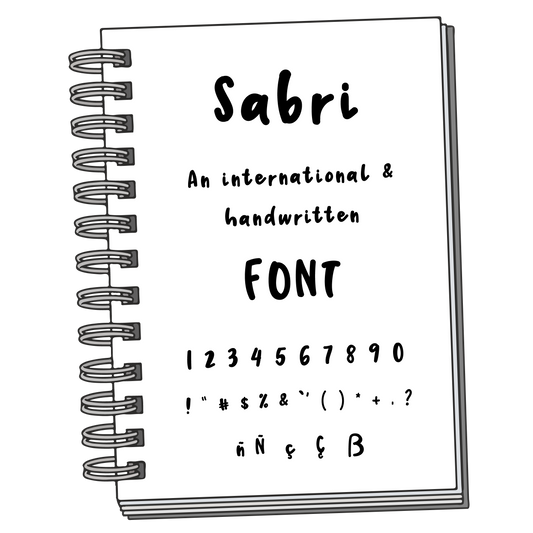 Font: Sabri - PrintStick