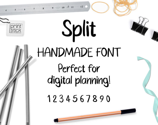 Font: Split - PrintStick