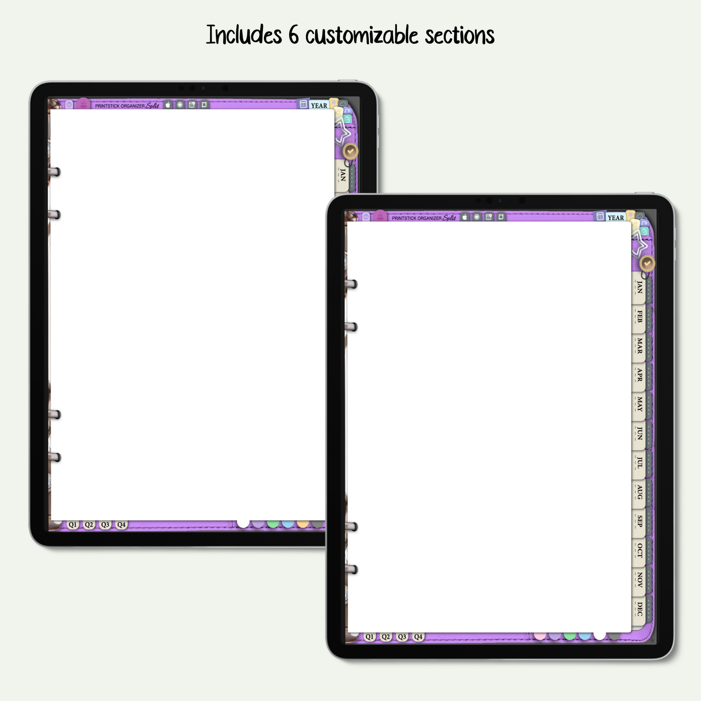 PrintStick Organizer SPLIT PLANNER - VR