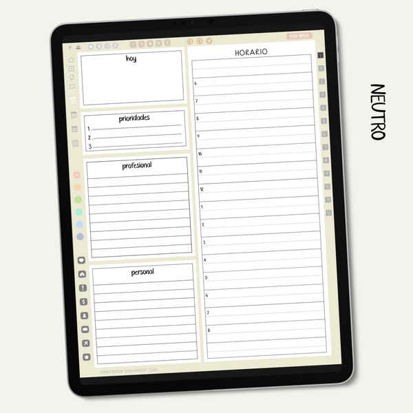 En español: ORGANIZADOR PrintStick SPLIT - NEUTRO - PrintStick